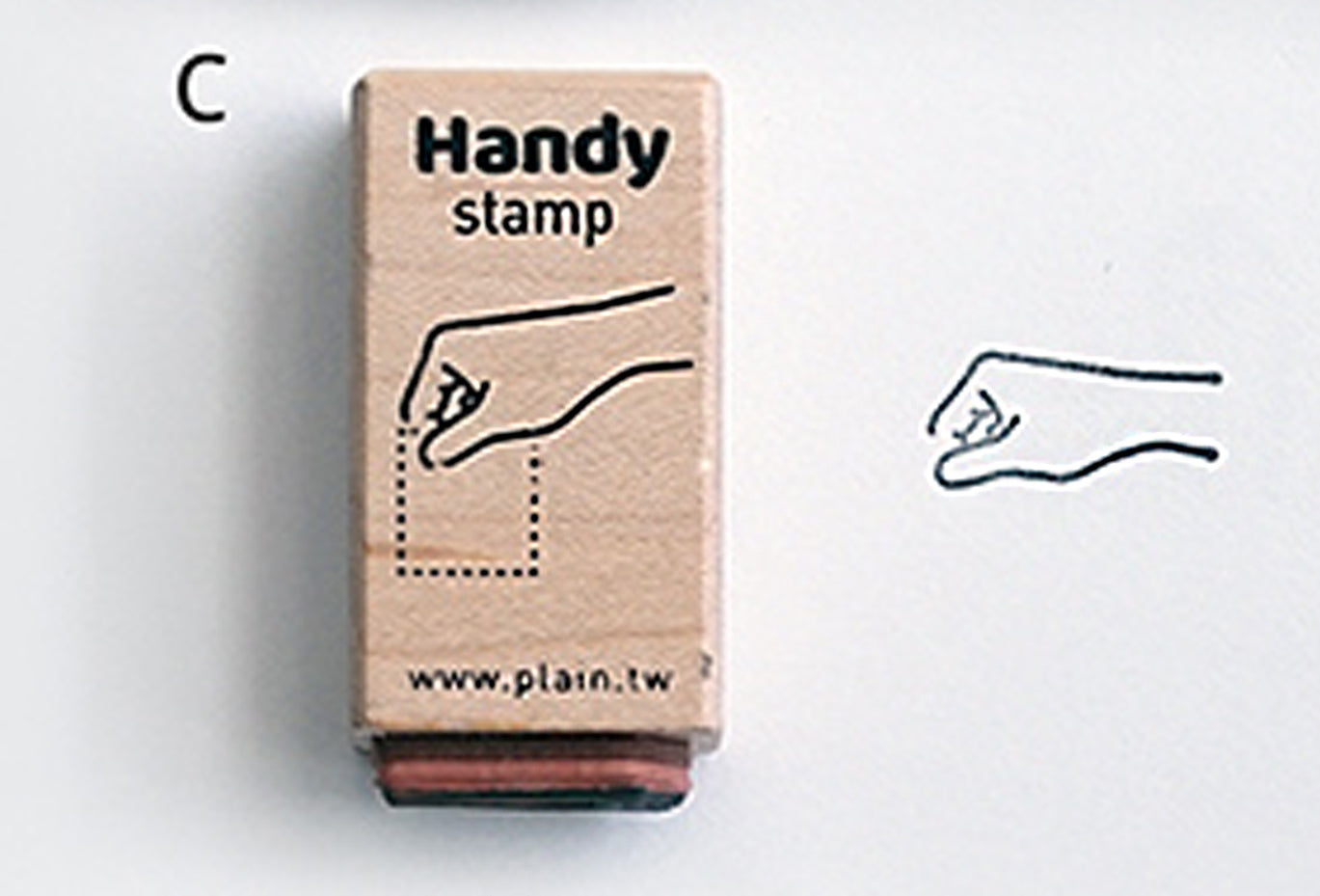 PLAIN Handy Stamp Hand Gesture