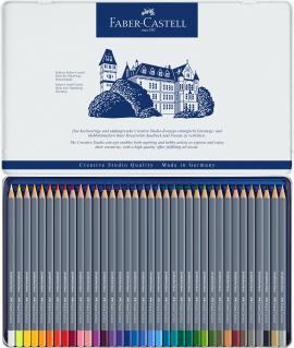 FABER-CASTELL GoldfaberAqua Watercolor Pencils-Tin of 36pcs