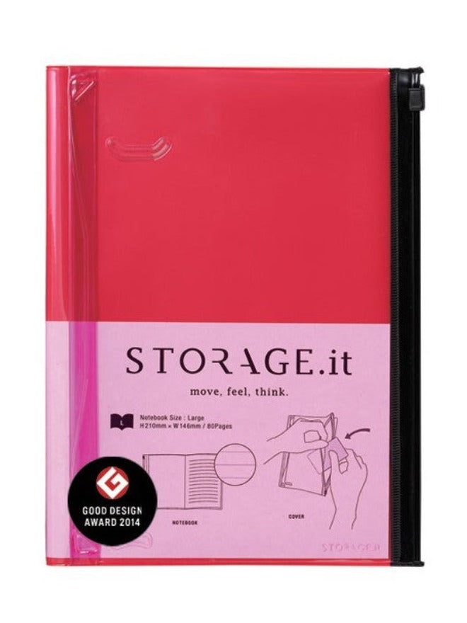 MK Notebook L Red color