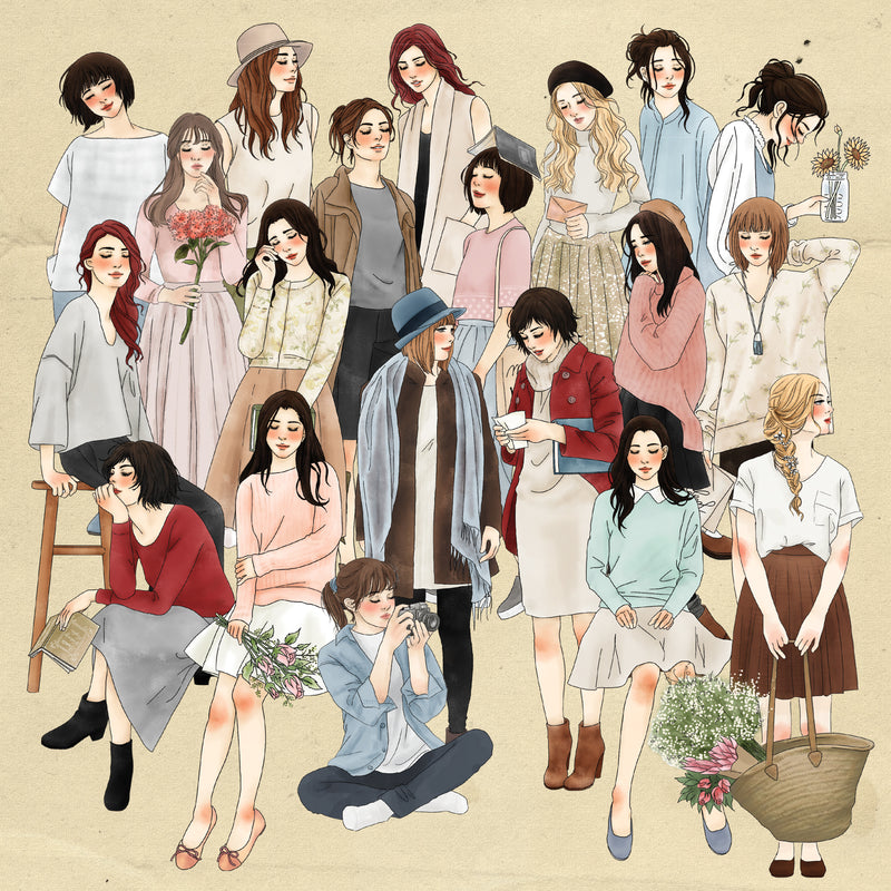 WINDRY Love Story Stickers Refill