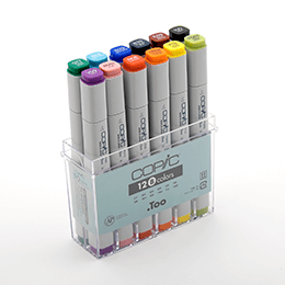 COPIC Classic Marker 12BCols Set Basic