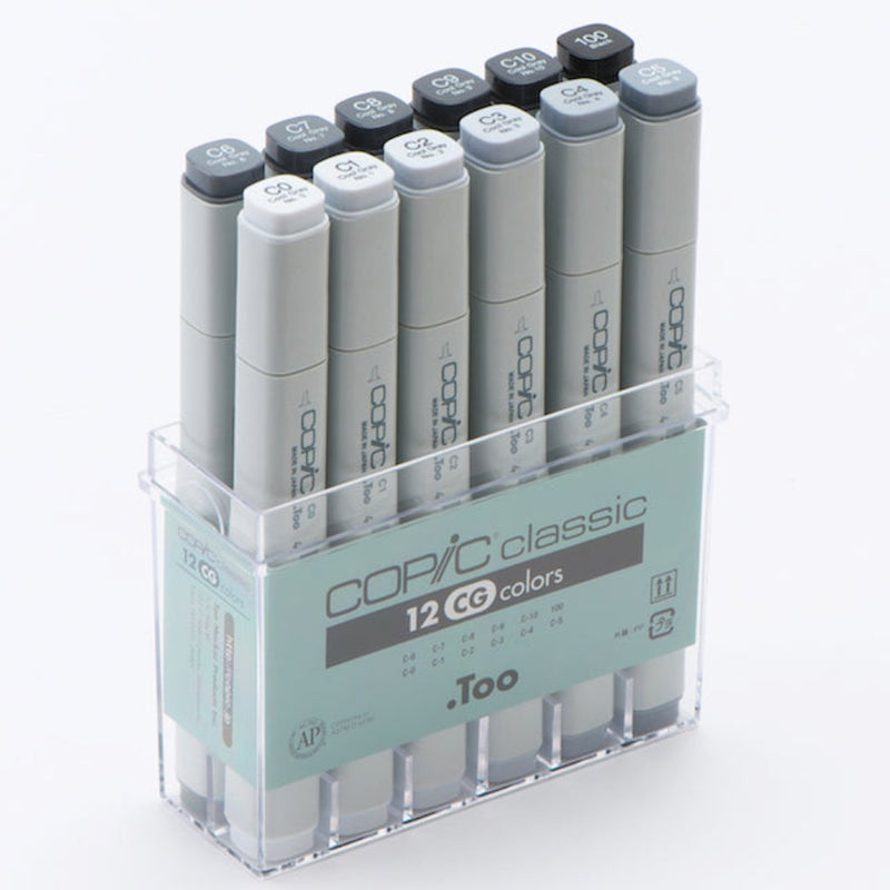 30th Anniversary COPIC Classic Marker 12Colors