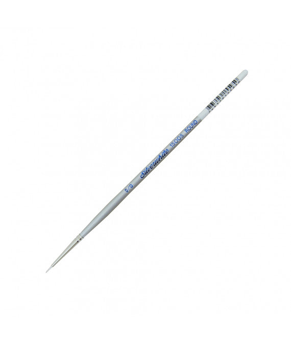 SILVERWhite White Taklon Short - Round 5/0