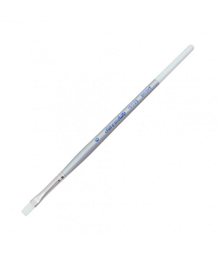 SILVERWhite White Taklon Short - Bright 6