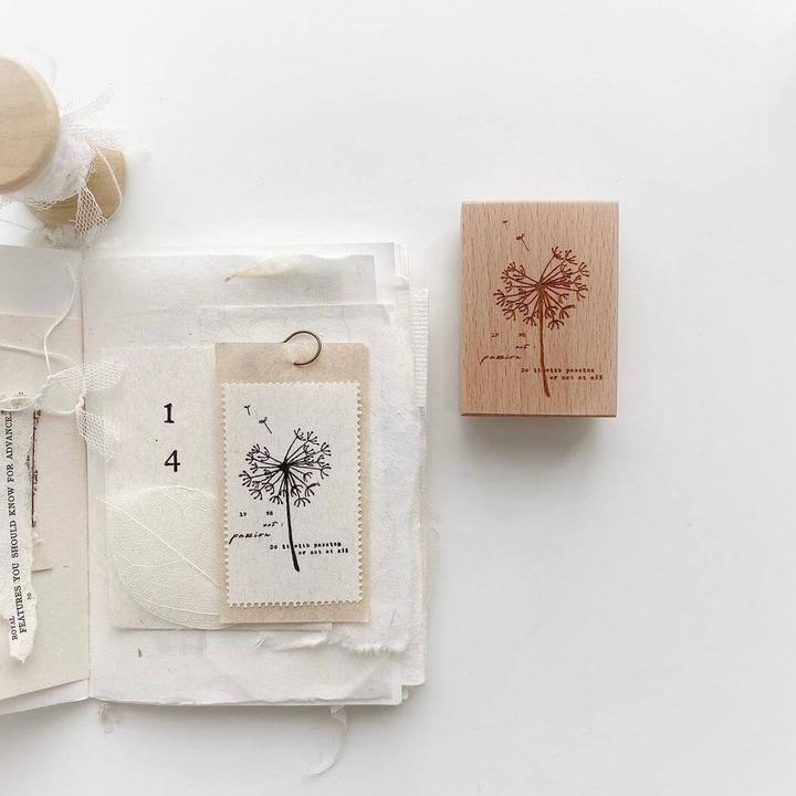 NYRET Rubber Stamp Dandelion