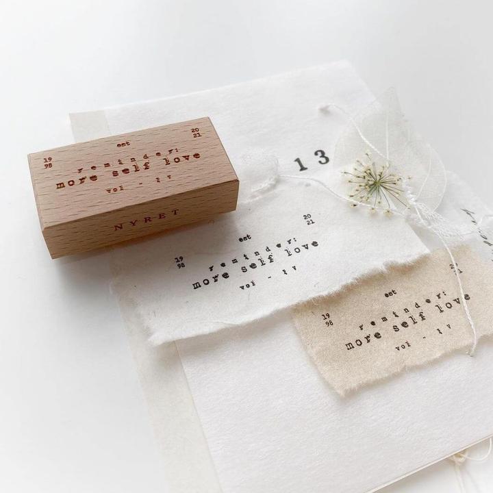 NYRET Rubber Stamp More Self Love