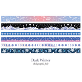 PapergeekCo Washi Tape Dark Winter