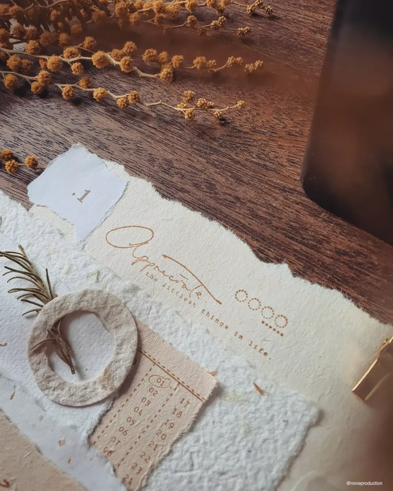 NOVE W Collection Rubber Stamp Appreciate