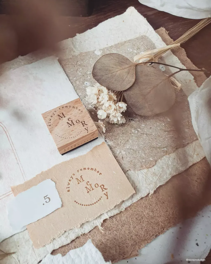 NOVE W Collection Rubber Stamp Memory
