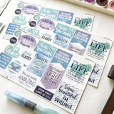 ARTSUNAMI Planner Sticker Quotes 03