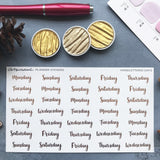 ARTSUNAMI Planner Sticker Rose Gold