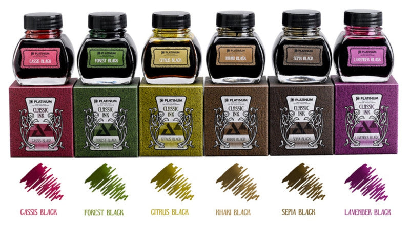 PLATINUM Dyestuff Bottle Ink 60cc Classic