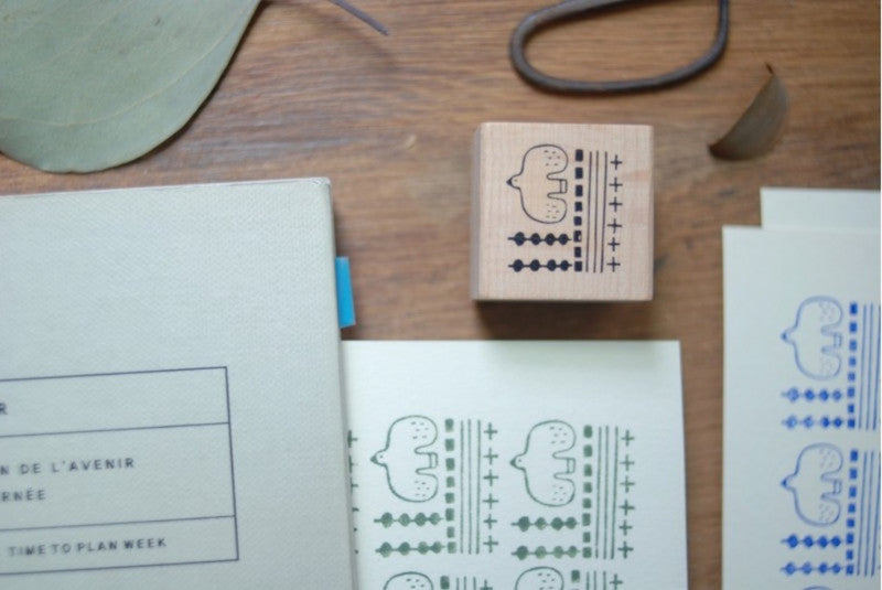 EVAKAKU Pattern Bird Stamp