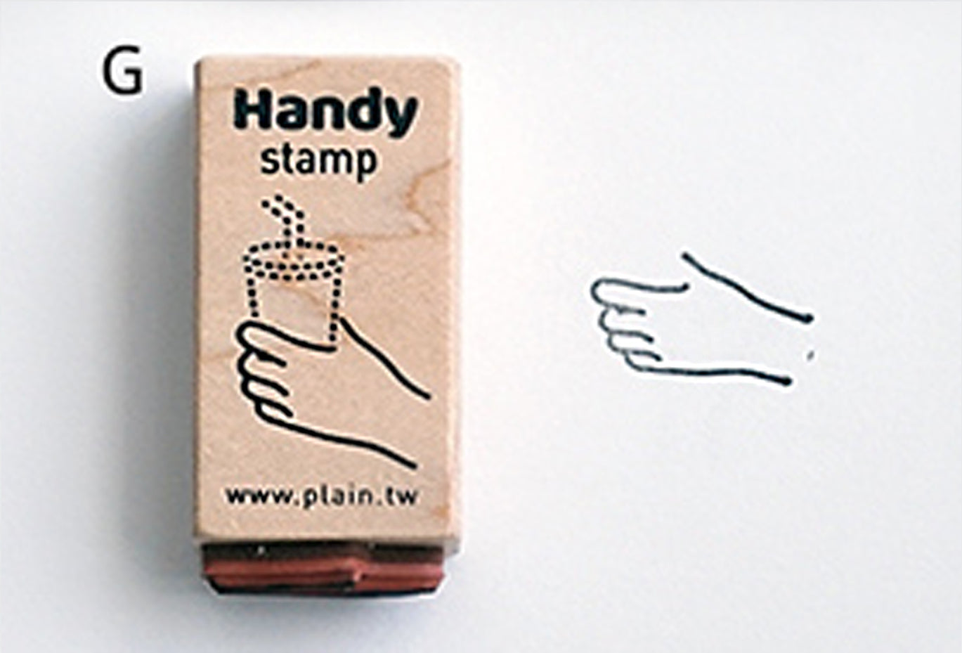 PLAIN Handy Stamp Hand Gesture