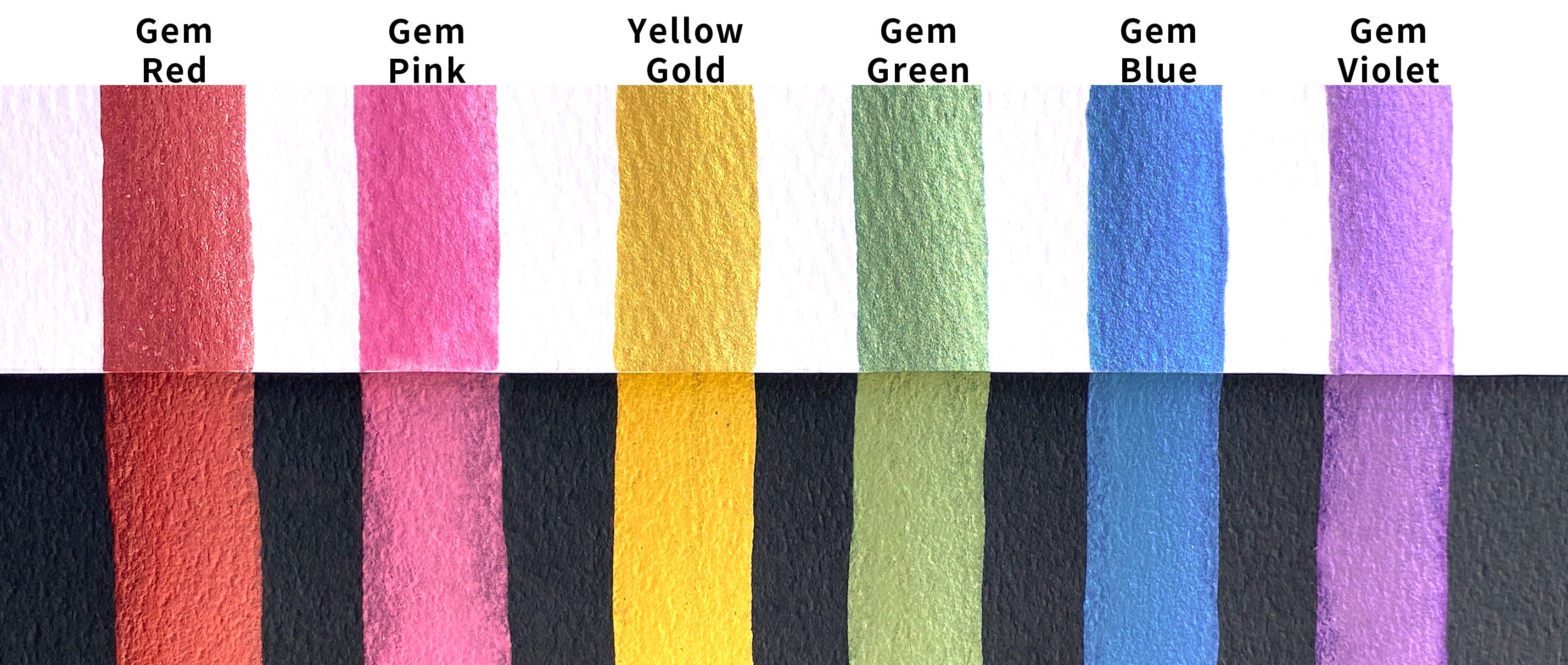 KURETAKE Gansai Tambi Gem 6 Colors Set