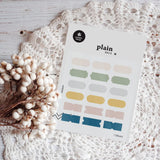 SUATELIER Plain Deco Stickers