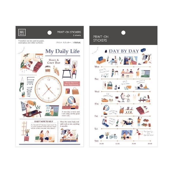 MU Craft Print-On Sticker Daily Life 135