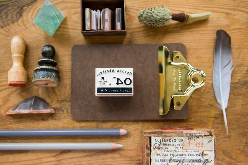 OURS Maple Wood Stamp Vintage CA Logo B