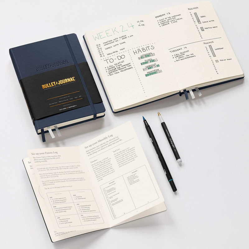 LEUCHTTURM1917 Bullet Journal Edition II A5 Medium Notebook Blue22
