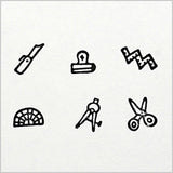 PLAIN Piccolo minimo Stamp Set
