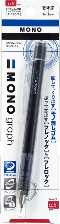 TOMBOW Mech. Pencil Mono Graph 0.5mm Black