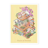 LOKA MADE Postcard House of Orchids