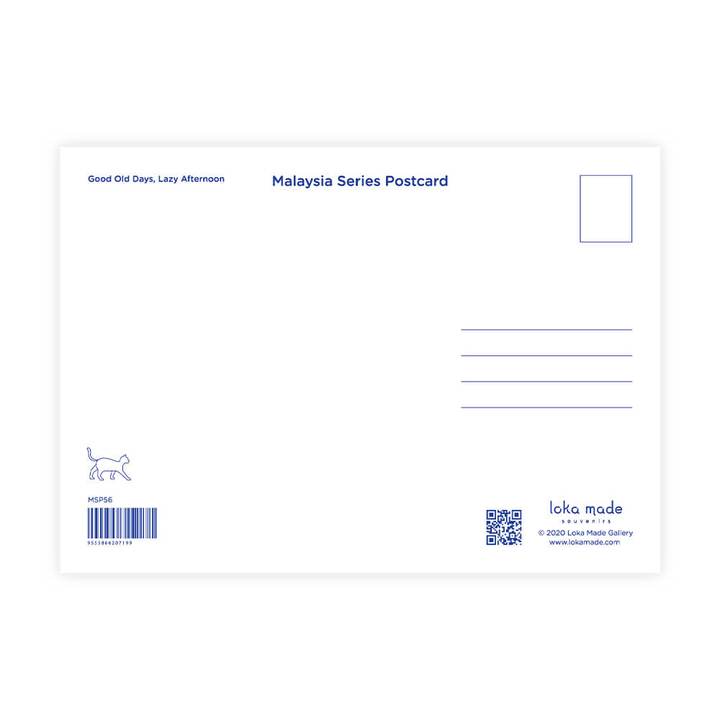 LOKA MADE Postcard Good Old Days, Lazy Afternoon