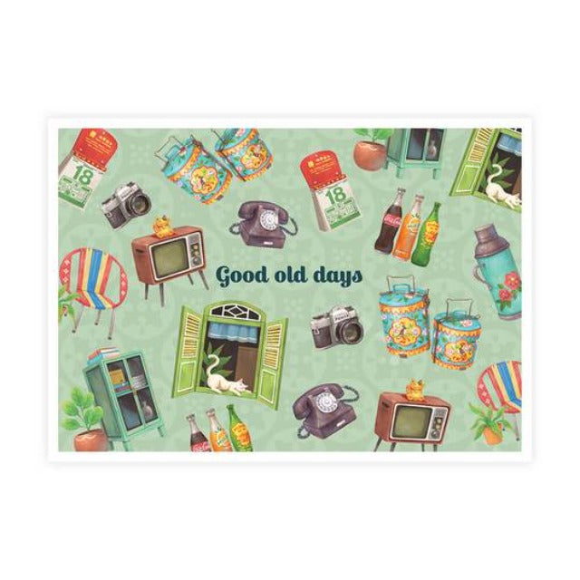 LOKA MADE Postcard Good Old Days, Lazy Afternoon