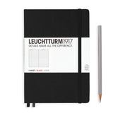 LEUCHTTURM1917 Hardcover A5 Medium Notebook Black