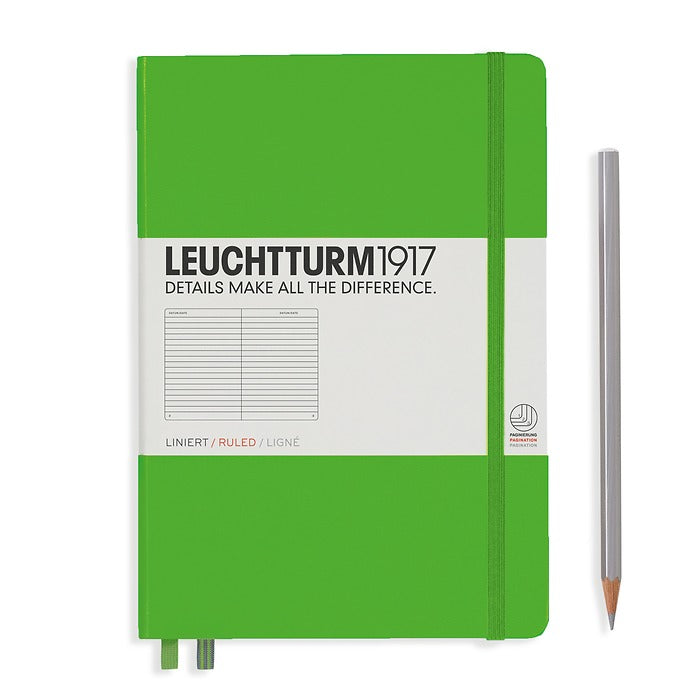 LEUCHTTURM1917 Hardcover A5 Medium Notebook Fresh Green