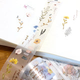 PION Plant Collection Transparent Washi Tape 3.5cm