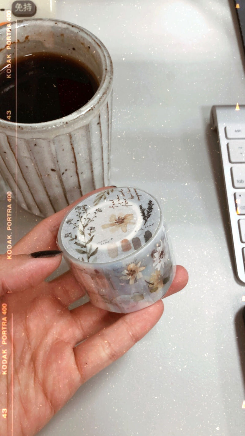 PION Plant Collection Transparent Washi Tape 3.5cm