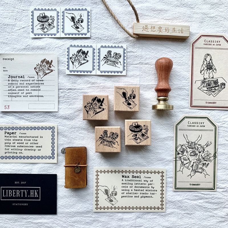 LIBERTY.HK Stationeryholic Stamp (Set of 6)
