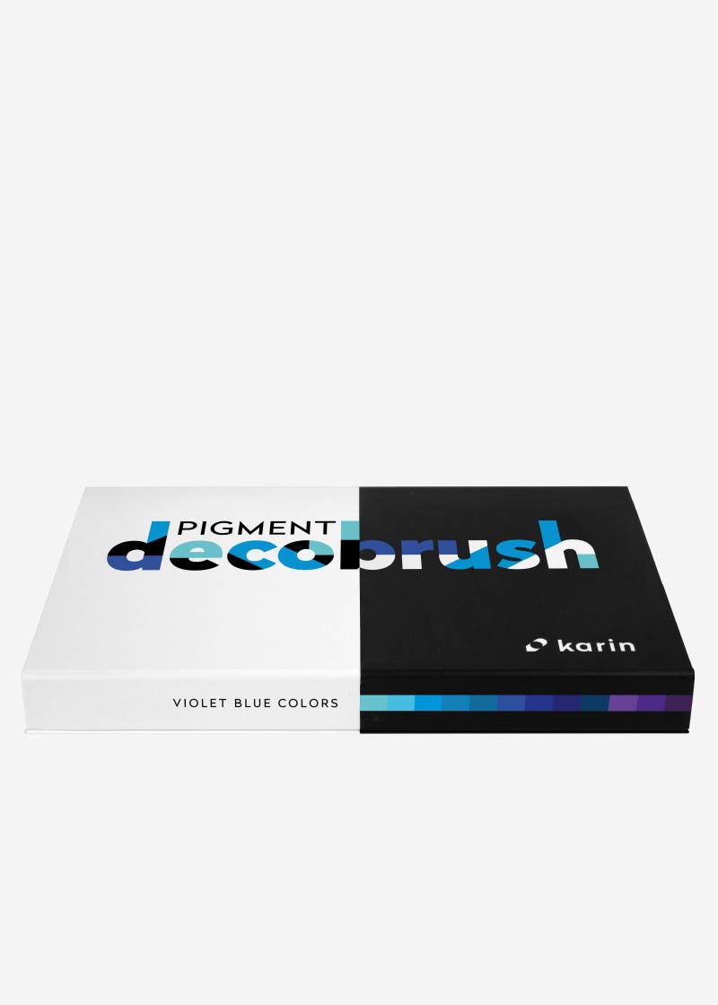 KARIN Pigment DecoBrush Violet Blue Colors