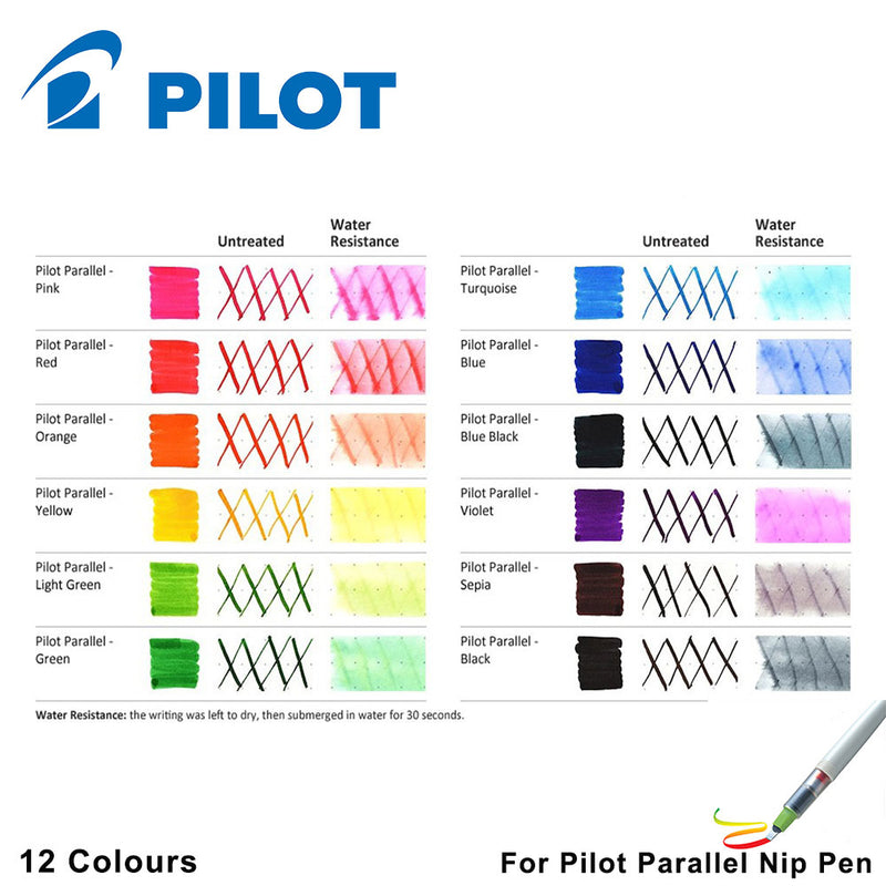 PILOT Parallel Pen 6 Ink Cartridges Set