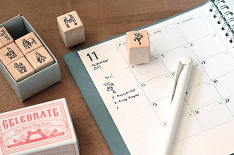 PLAIN STATIONERY Daily Life Rubber Stamp LIST 1/2