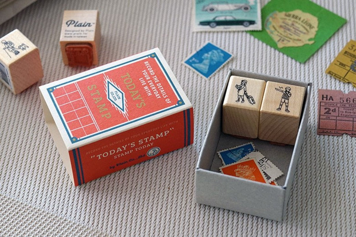 PLAIN Todays Stamp Box