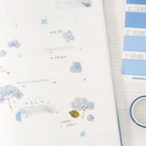 Appree Pressed Flower Sticker Bigleaf Hydrangea
