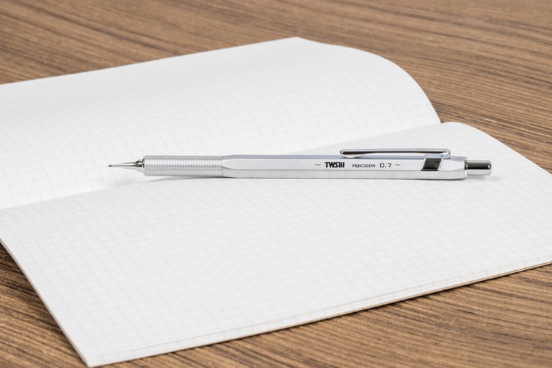 TWSBI Precision Mechanical Pencil Matt Silver
