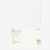 MD Notebook PVC Clear Cover A5