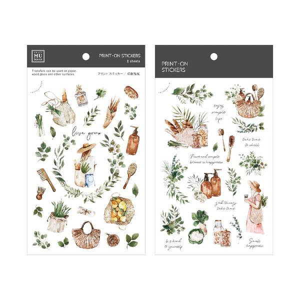 MU Craft Print-On Sticker Gardening 115