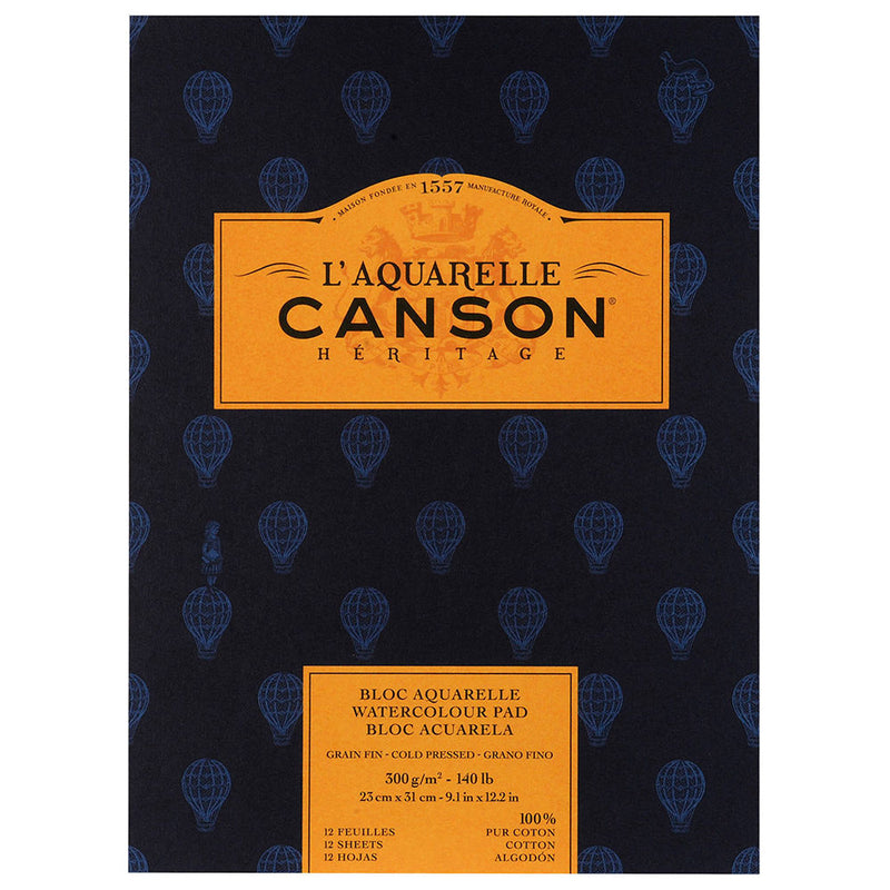 CANSON Heritage Pad Cold Pressed 300g 23x31cm