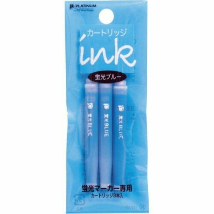 PLATINUM Cartridge Ink for Highlighter Box of 3pcs