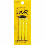 PLATINUM Cartridge Ink for Highlighter Box of 3pcs