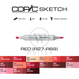 COPIC Sketch Marker RED (R27-R89)