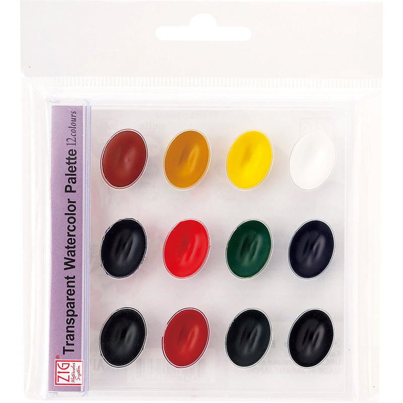 KURETAKE Transparent Palette 12 Colors