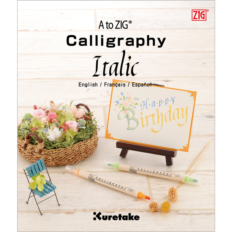 KURETAKE A to ZIG Calligraphy Italic