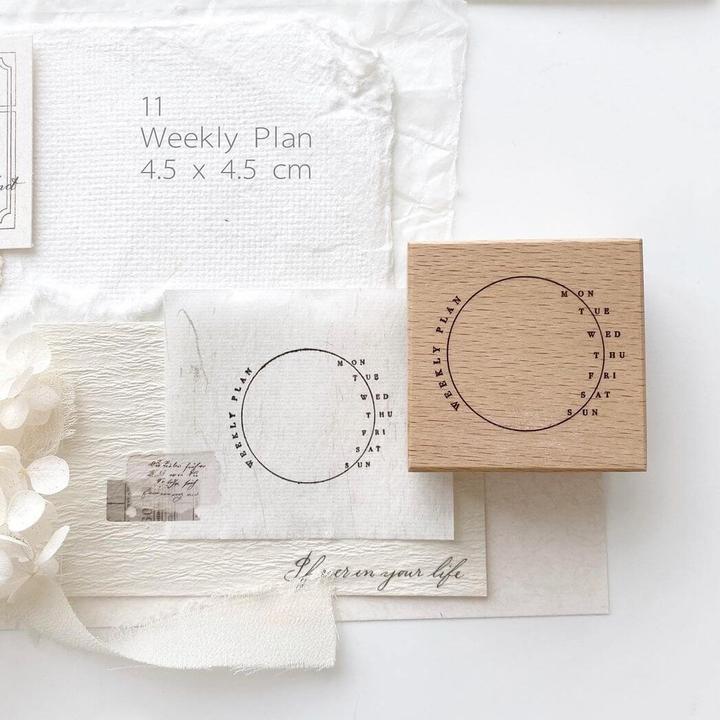 NYRET Rubber Stamp Weekly Plan