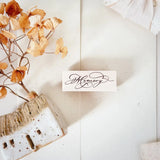 NOVE Flow & Slow (Calligraphy) Rubber Stamp Memory