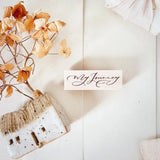 NOVE Flow & Slow (Calligraphy) Rubber Stamp My Jourey